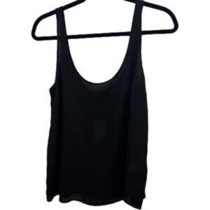 NWT Black Scoopneck Blouse